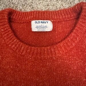 Old Navy Vibrant Red Knit Sweater